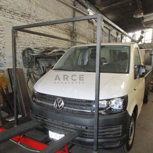 Adaptación de estructura desmontable a camioneta