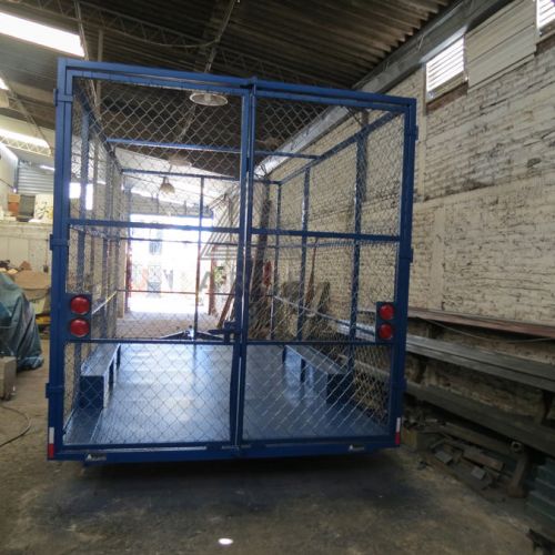 Jaula para transporte de PET y reciclados con malla ciclónica