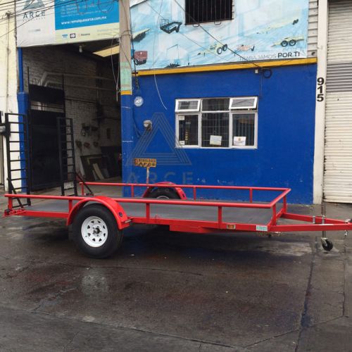 Remolque tipo plataforma para transportar carros o camionetas